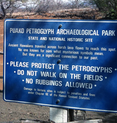 Hawaii Petroglyph Park